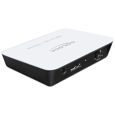 62431, USB 3.0 (3.1 Gen 1) Type-A, IEEE 802.3, IEEE 802.3ab, IEEE 802.3az, IEEE 802.3u, IEEE 802.3x, LAN, Potenza, Nero, Bianco, USB, Windows XP / XP-64 / Vista / Vista-64/7/7-64/8/8-64 - Foto 2